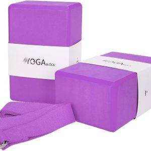 Yoga Blocks 2 Pack with Strap