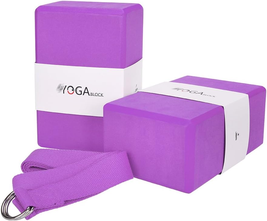 Yoga Blocks 2 Pack with Strap