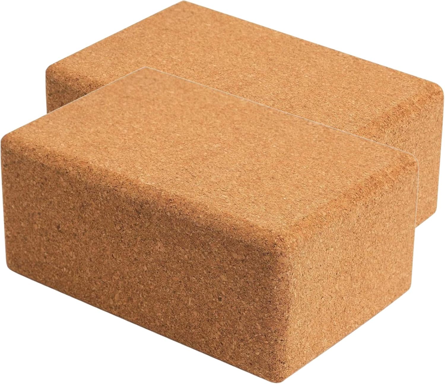 Cork Yoga Blocks 2 Pack Set