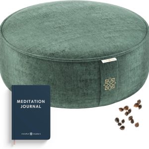Mindful Modern Velvet Meditation Cushion